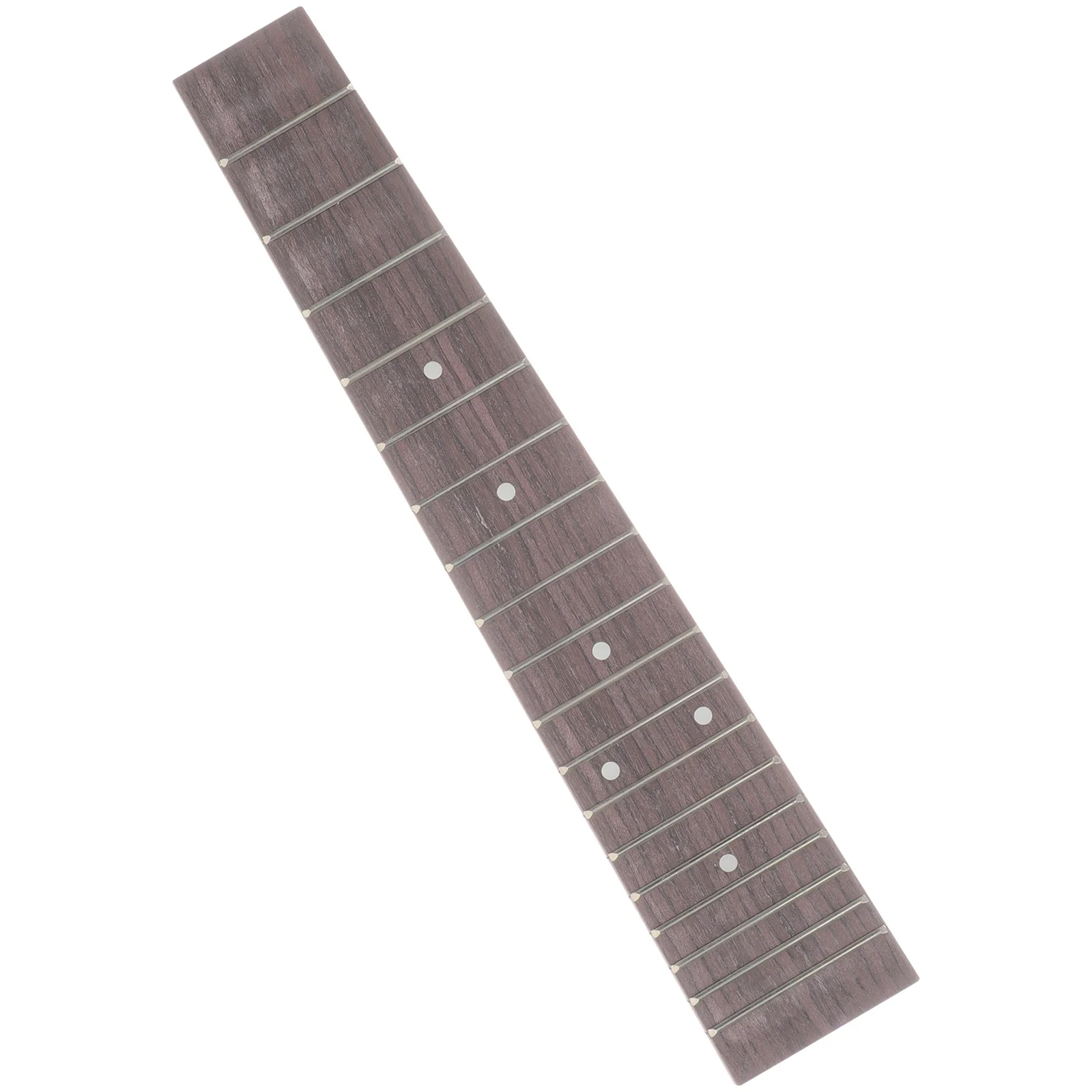 

Ukulele Fingerboard Wood Replacement Durable Acoustic Guitar Fretboard DIY Guitar Accessory Portable Replacement Fretboard Parts