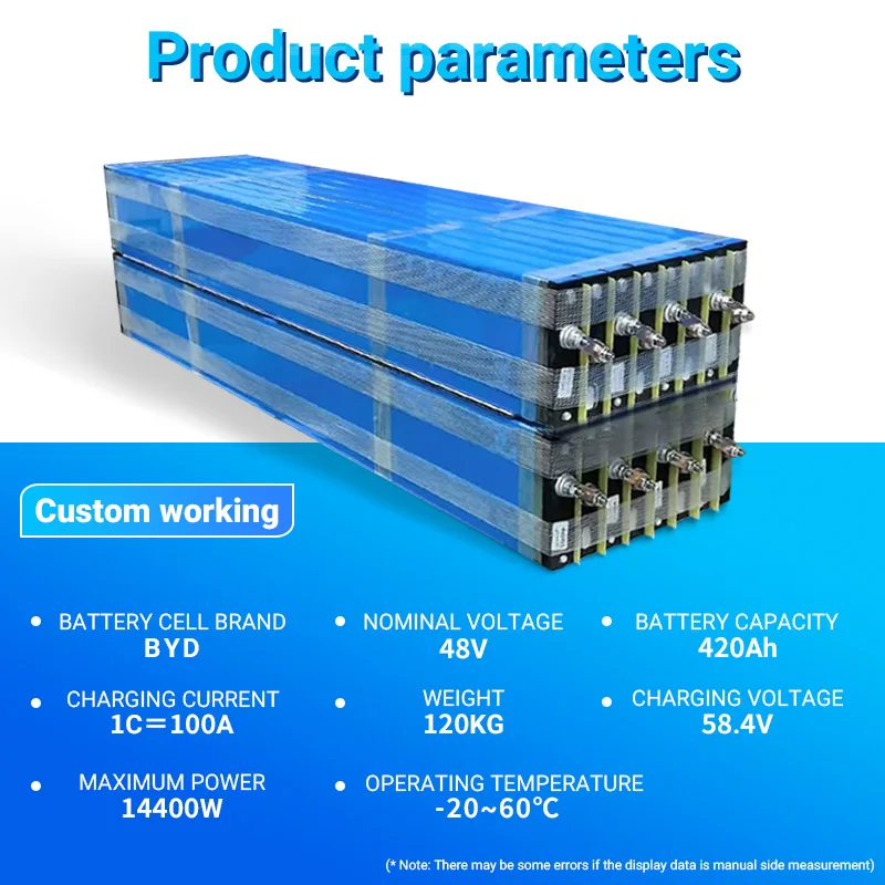 BYD 420ah Finished Battery 12V 51.2V 32V 72V 5kwh 10kwh 15KWh 20kwh 50kwh Lifepo4 Cell Lithium Ion Batteries Pack