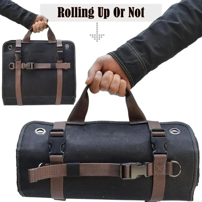 MXLB Portable Roll Up Túi công cụ tổ chức với vật liệu canvas để lưu trữ công cụ dễ dàng