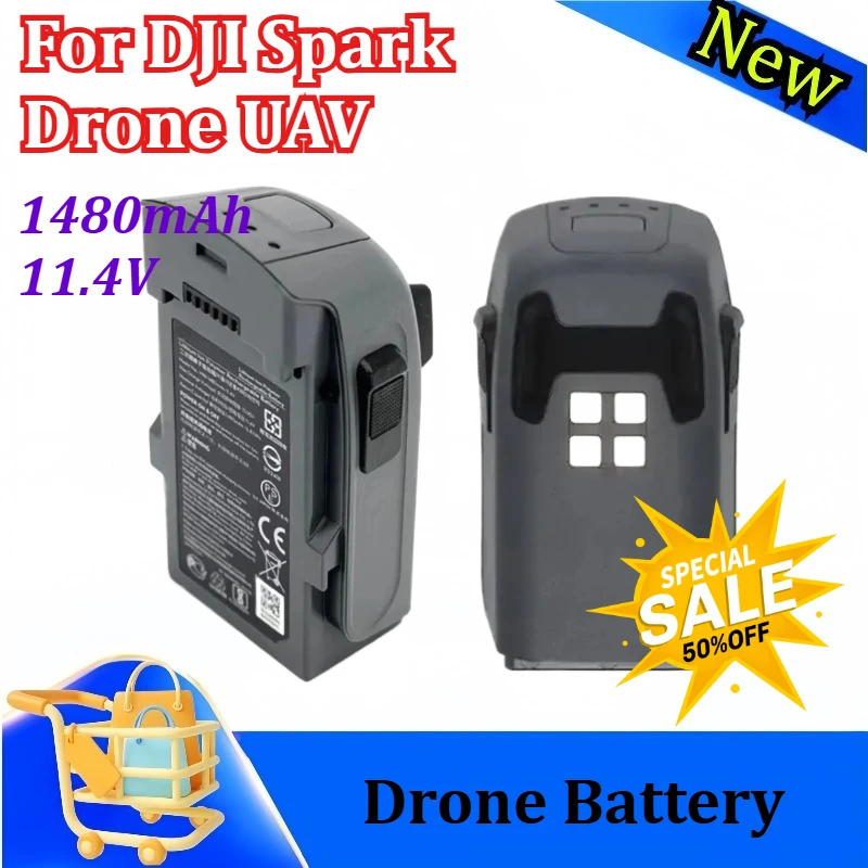 1480mAh 11.4V New High Quality Rechargeable Intelligent Flight Upgraded Battery for DJI Spark Drone UAV