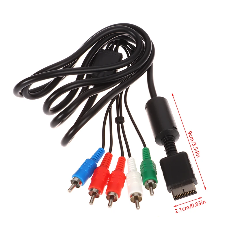 1 Stuks Component Av Kabel Voor Ps2/Ps3 Hd Multi-Out Composiet Rca Audio Video Kabel Game Adapter Voor Ps Ps2 Ps3 (6 Voet)