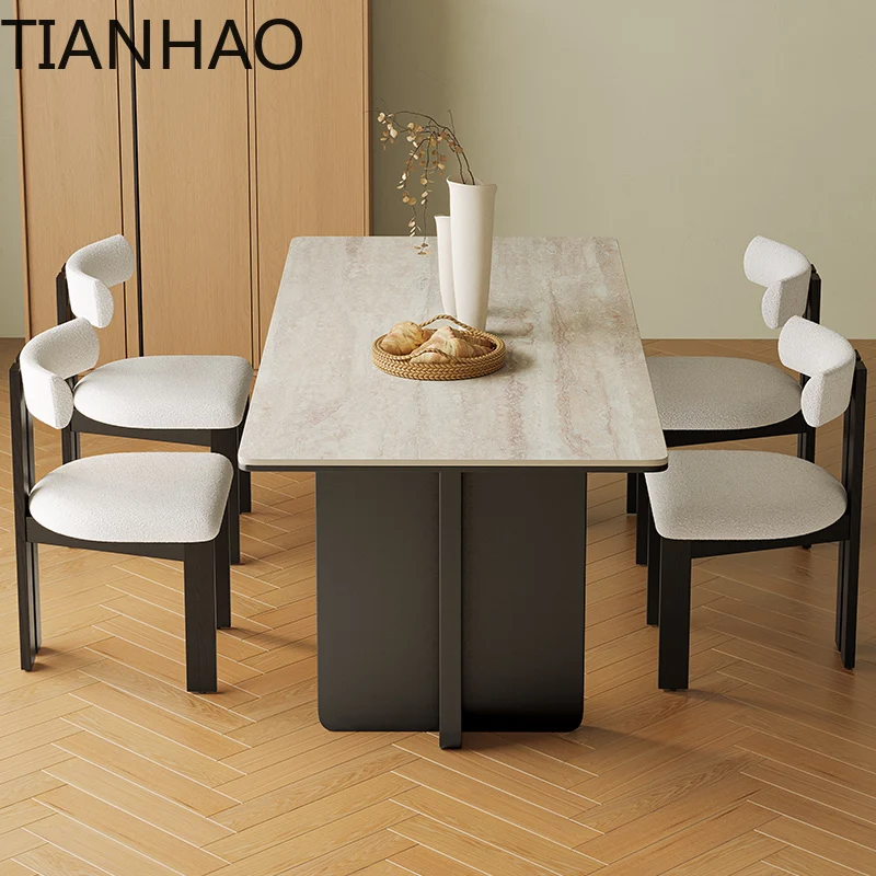 Luxury Console Dining Table Space Saving Design Living Room Wooden Dining Table Corner Dressing Mesa De Cocina House Furniture
