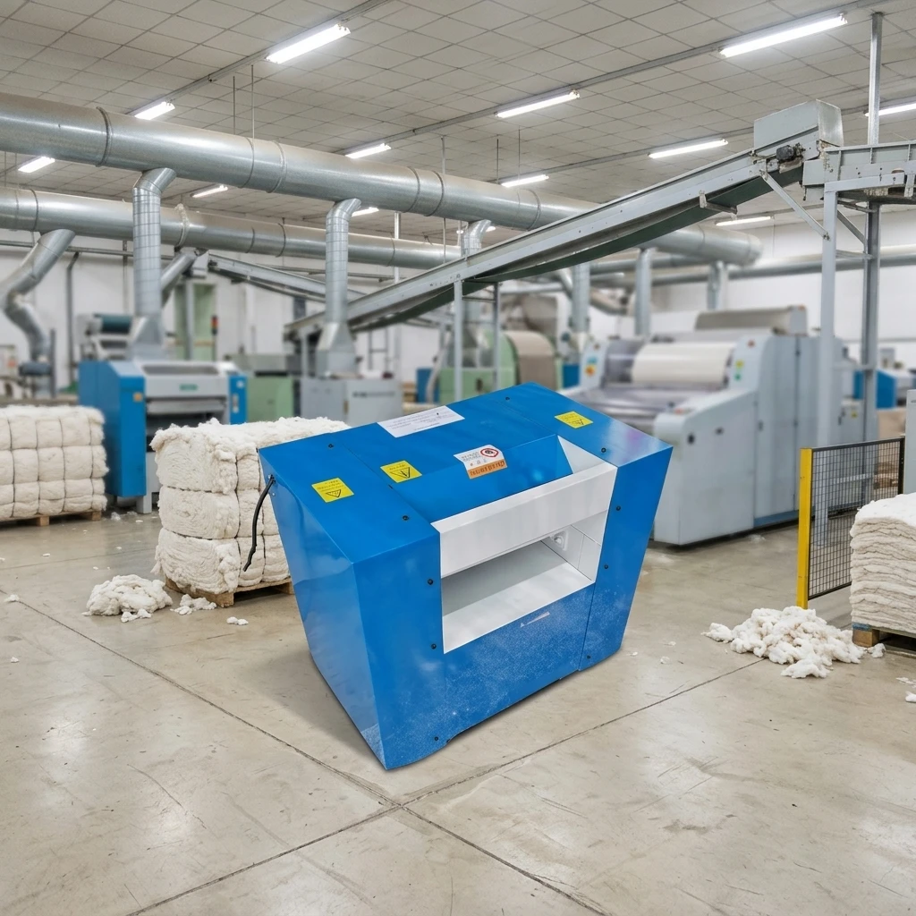 High Performance Microfiber Cotton & Polyester Fiber Opening Picking Machine Yingwang Brand 100kg/h Capacity 1.5KW Power 220V