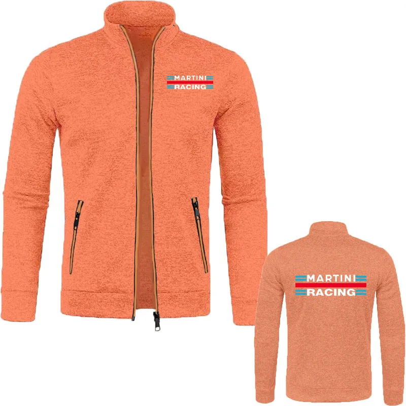 Spring Autumn 2024 New jacket Men Sweatshirt coat Casual Martini Racing print Zipper Thin Outdoor Sports racing jacket