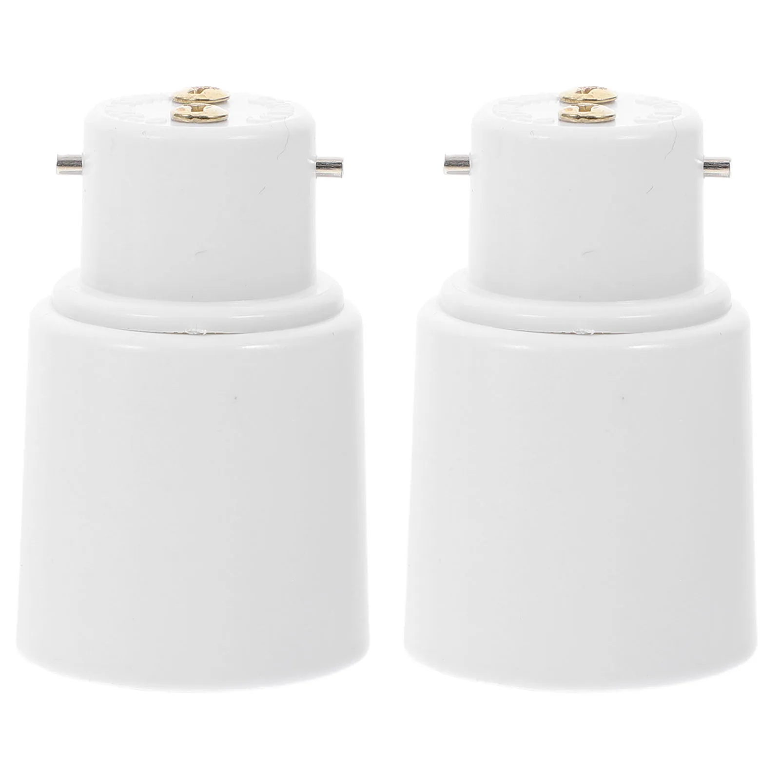 

2 Pcs Light Bulb Converter Socket E27 to Adapter Aluminum Alloy Base Universal Voltage Sleek Design Easy Installation LED