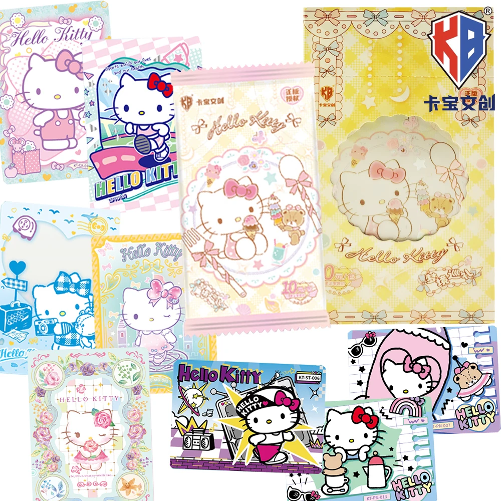 

Kabao Genuine Hello Kitty Collection Cards Dream Tour Series Cute and Exquisite Daily Character Cards Anime Peripherals Gifts