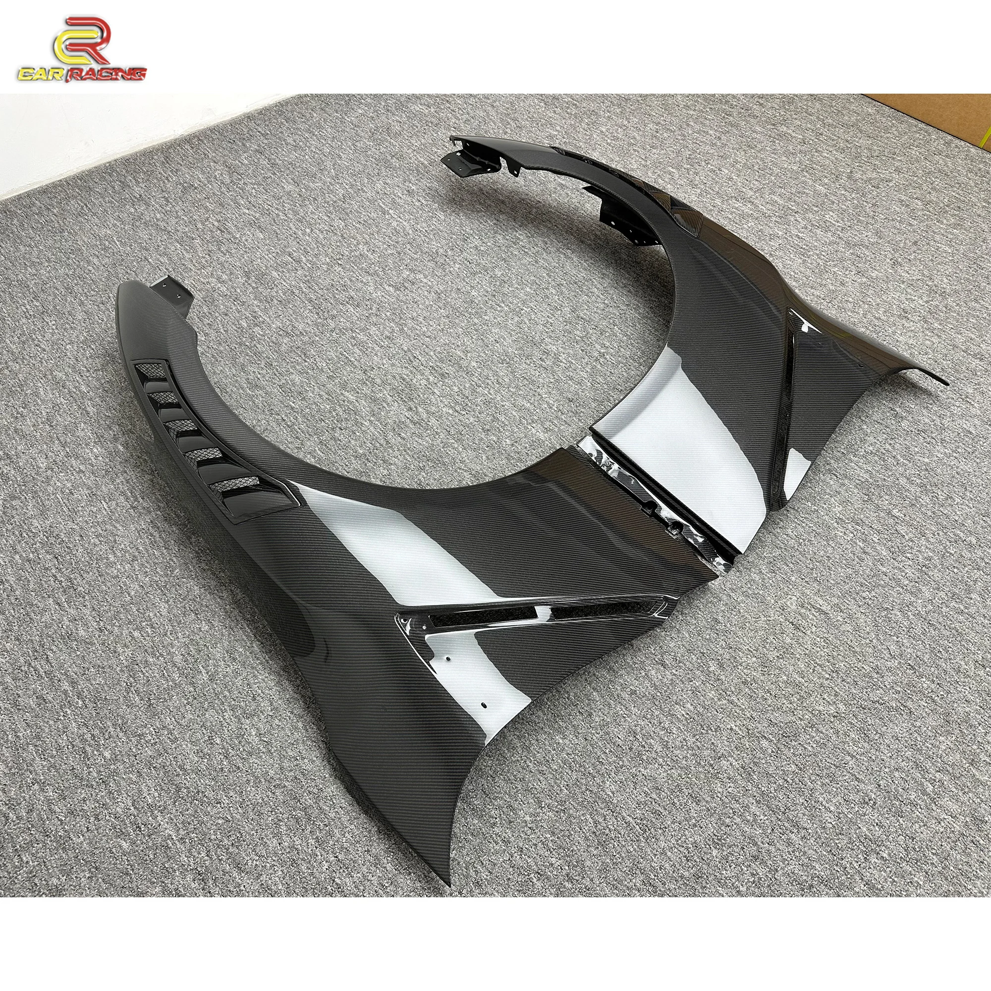 

Переднее крыло из углеродного волокна в стиле Nismo 2020, карбоновое крыло для Nissan GTR R35 2008-2019, карбоновое крыло