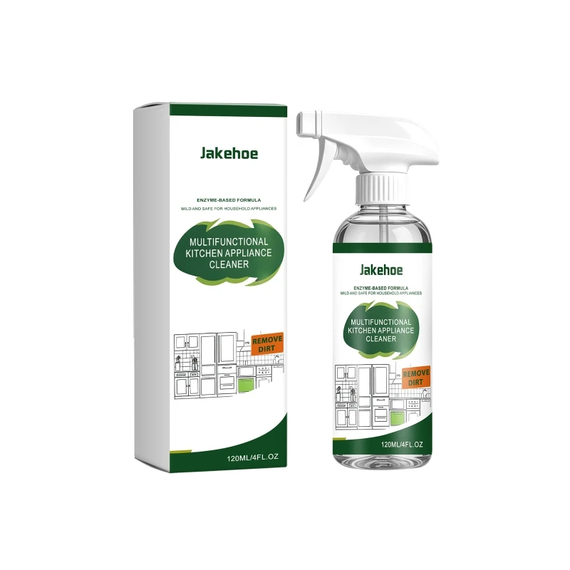 Kitchen Appliance Cleaner Sprays, 4Floz for Daily Household Cleanup on Appliance Panels and Nearby Counter Zones, 1 Bottle KXRE