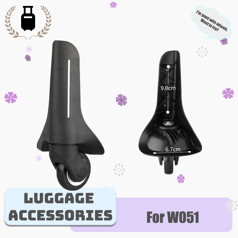 

For W051 High-Quality Luggage Wheel Repair Kit Specifically designed to repair damaged wheels Silent-Rolling Replacement Wheels