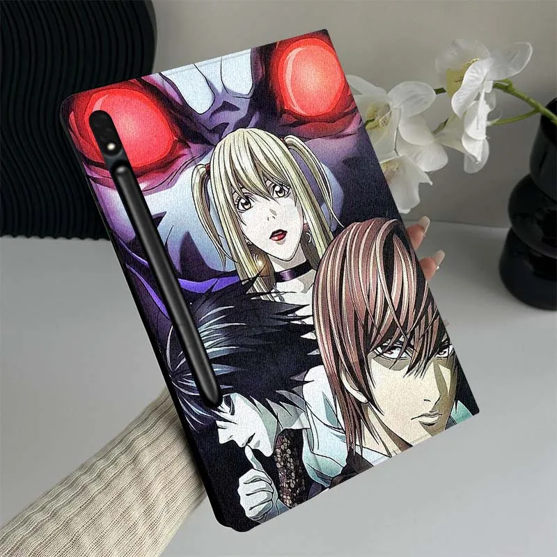 Luxury D-Deaths N-Notes For Samsung Galaxy Tab S7 S8 S9 S10 FE Plus 12.4 13.1 Inch Tablet Case