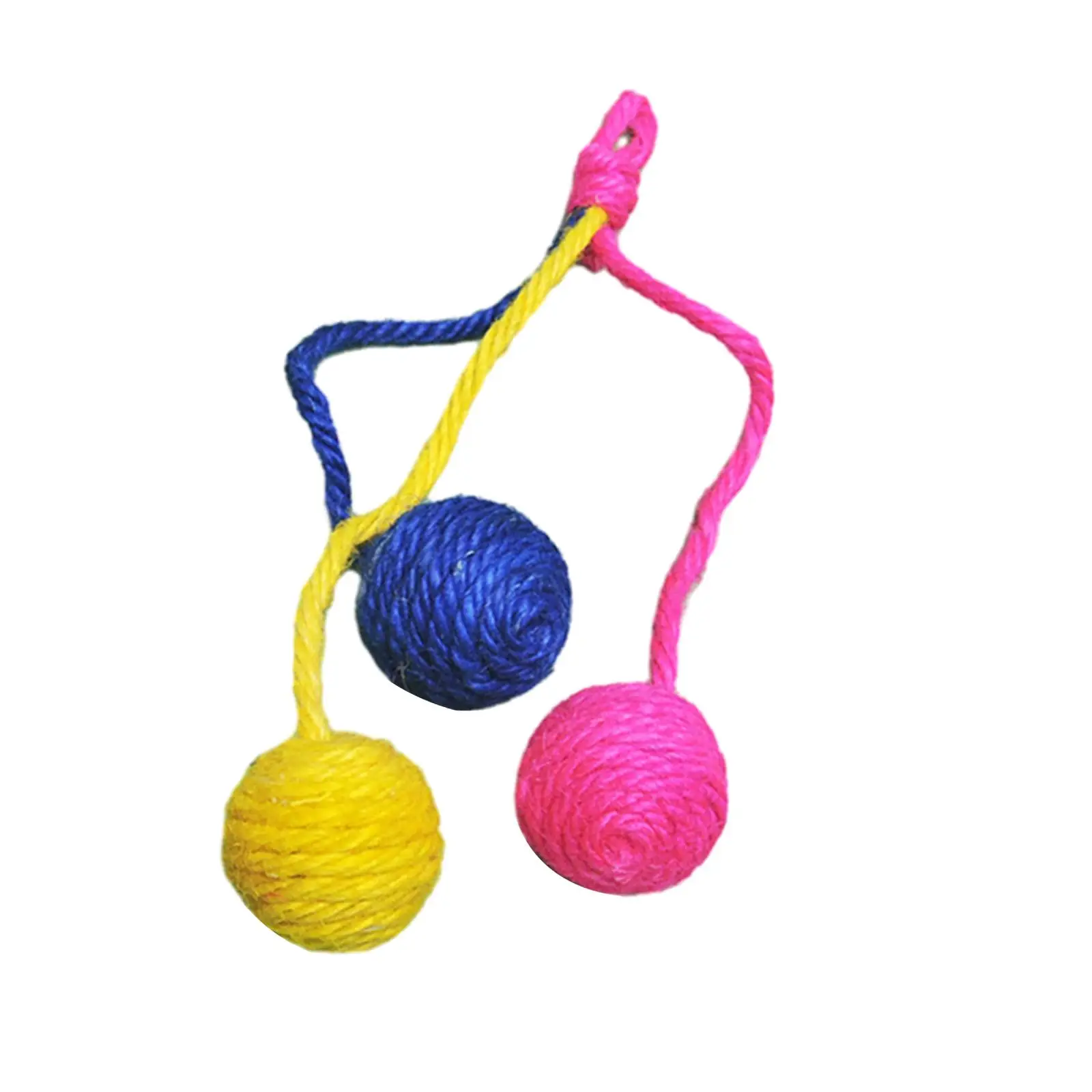 Cat Toys for Indoor Cats Eco Friendly Hanging Cat Toy Ball Random Color