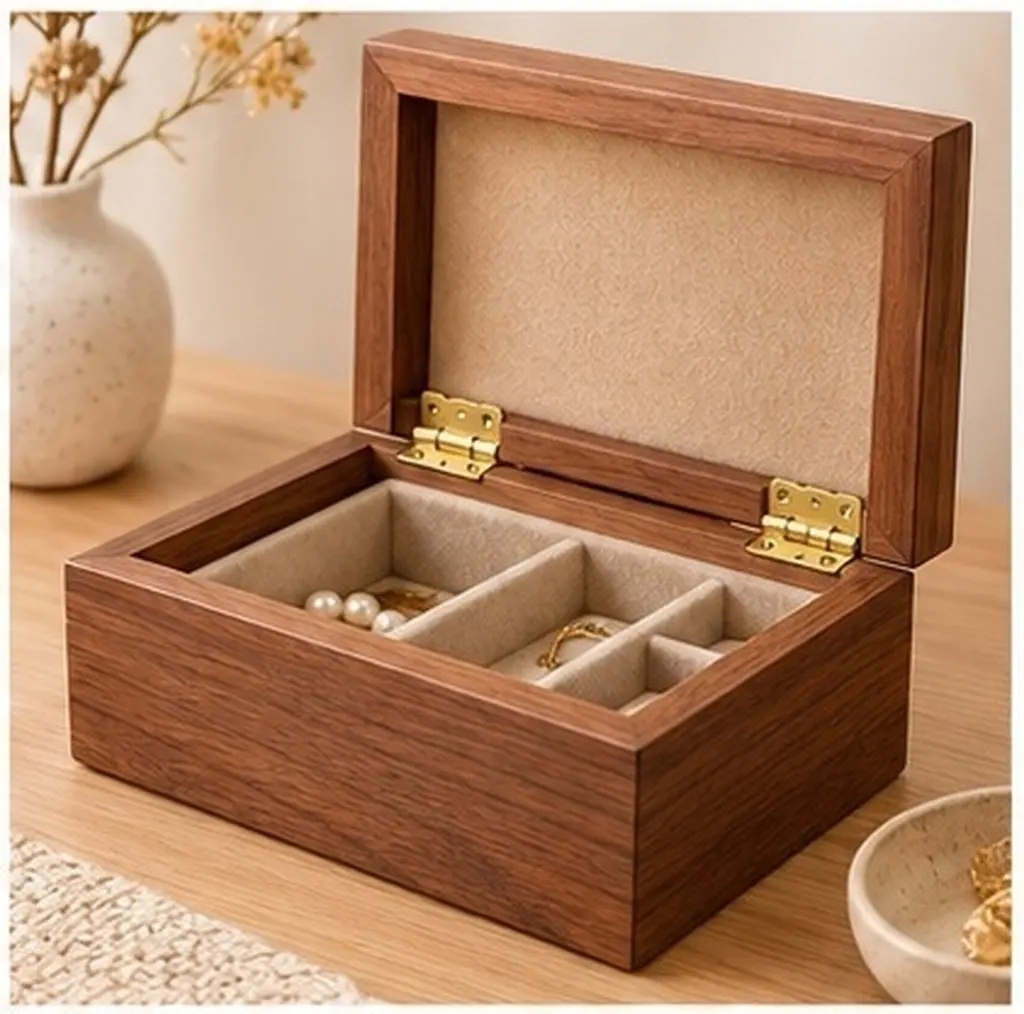 2Pcs Copper Piano Hinges Small Folding Butt Hinges for Wooden Boxes Jewelry Box Crafts Use Piano Hinge Jewelry Box Hinge