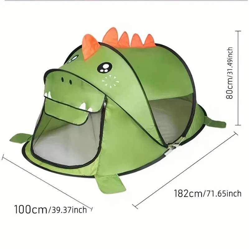 Tienda de juegos para niños de 100x182x80cm, juguete de malla transpirable, casa de juegos portátil emergente para interiores y exteriores, tienda segura para bebés y niños pequeños