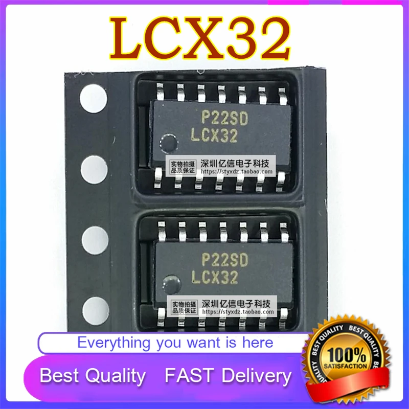 10Pcs/Lot New Original LCX32 74LCX32MX LOGIC Chip SOP-14 VOLUME 3.9MM  In Stock