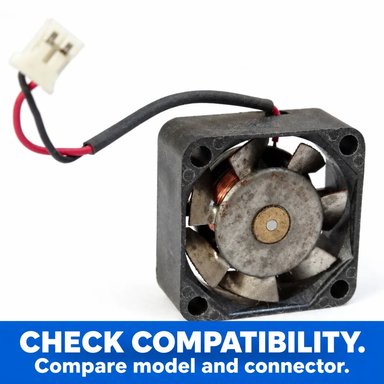 F2510AK-12VCV Cooling Fan 25x25x10mm 2510 12V 0.08A 2-Pack