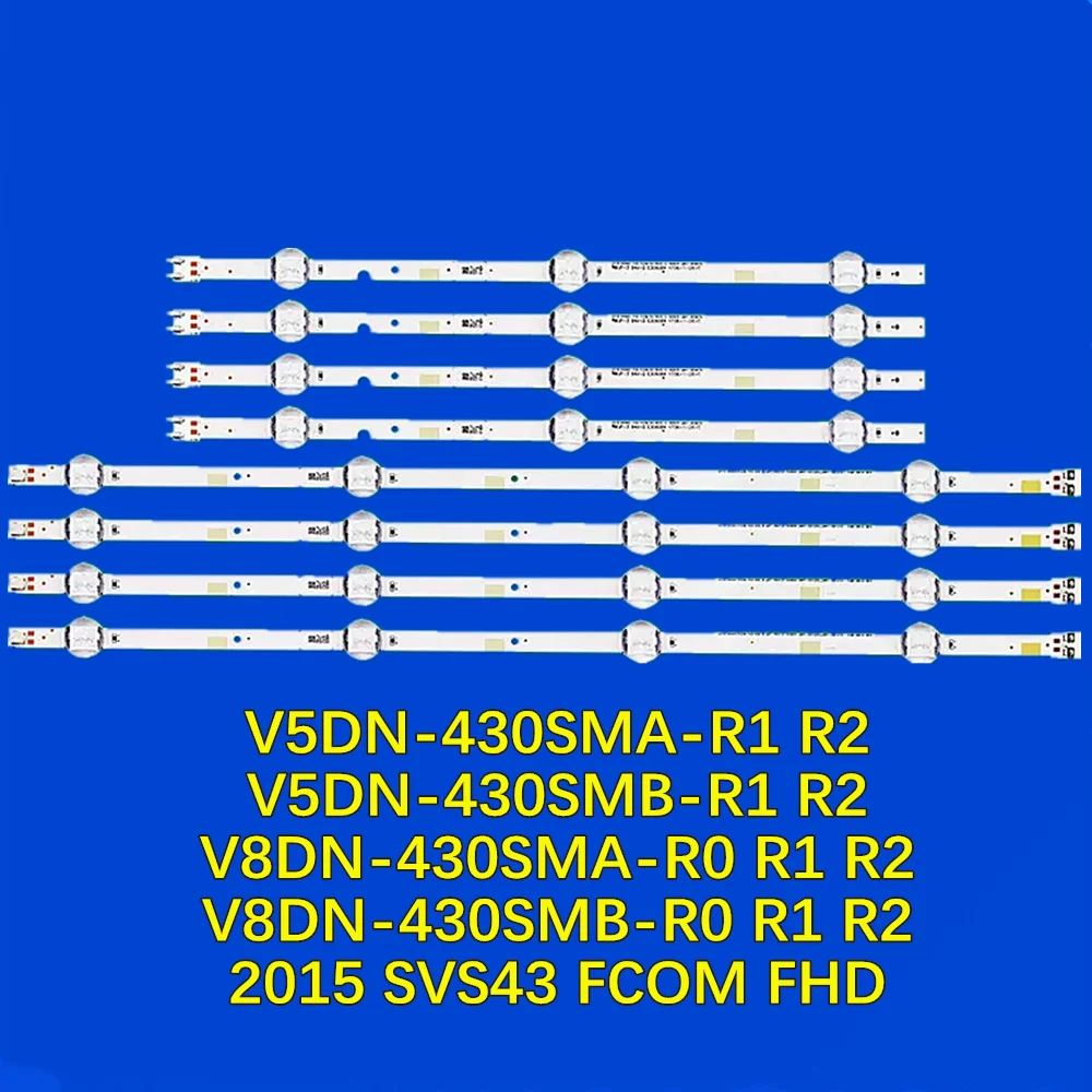 LED Strip for UE43J5000 UE43J5200 UE43J5300 UE43N5000 UE43N5100 UE43N5300 UE43N5500 UE43N5380 V5DN-430SMA-R1 V5DN-430SMB-R1 R2