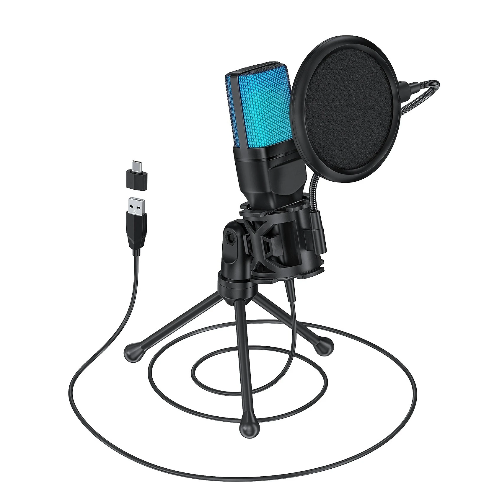 Game Gaming Condenser Computer Desktop Microphone SF-777R