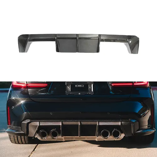 BMW M3 M4 G80 G82 MP 리어 립 리어 디퓨저 바디 키트 자동차 액세서리 자동차 부품 리얼 드라이 카본 파이버