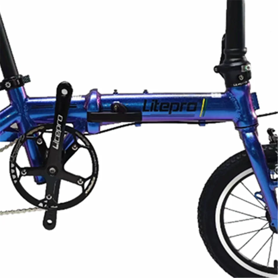 Elitepro-アルミニウム合金折りたたみ自転車,14および16インチ,3