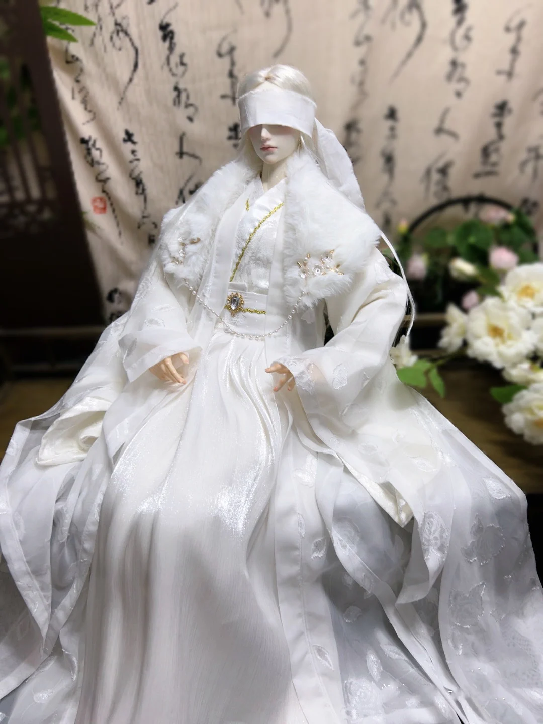 1/4 1/3 Scale BJD Clothes Ancient Costume Dress Hanfu Robe Samurai Outfit For BJD/SD MSD SD13 ID72 Uncle Doll Accessories A2117