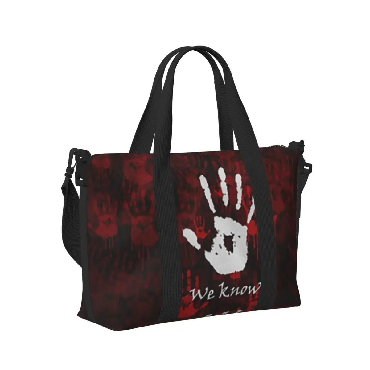 

Death Stranding Hand Beach Travel Bag Large Capacity Tote Bags for Gym Sport Women Shopping Duffle Shoulder Bag