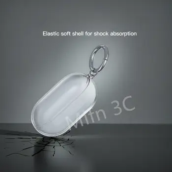 2024新款Beats Solo Buds耳機保護套,柔軟透明,附鑰匙扣,防刮耐磨 10 最佳銷售 獨奏節拍 - №3