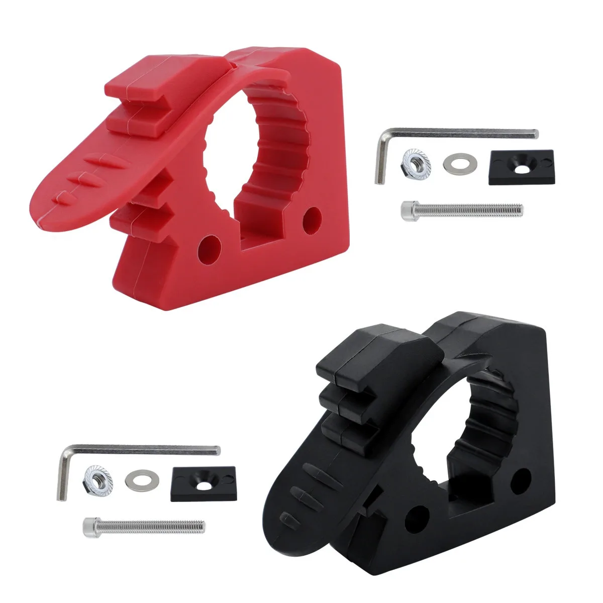 Rubber Clamp Tool Holder Compatible with For RV Yacht Vehicle Car Off-Road Equipment Using Snap Fastener Design