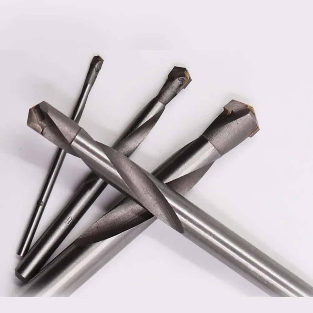 Cemented Carbide Drill Bits Round Shank Spiral Groove 3-10MM For Wood Metal Thin Stainless Steel Iron Drilling Hole Working Tool