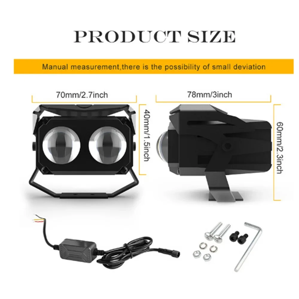 High Power Laser Gun Spotlight for Car Motorcycle with 30W 12000LM LED Chips