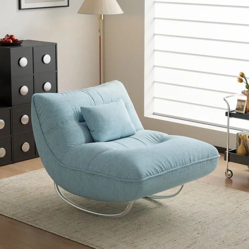 Lazy sofa rocking chair, living room single sofa, balcony leisure, can lie down and sleep