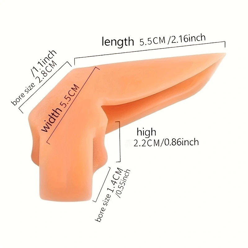 1 Pair Silicone Toe Splitter & Big Toe Flip Corrector Overlapping Toe Care for Aligned Toes