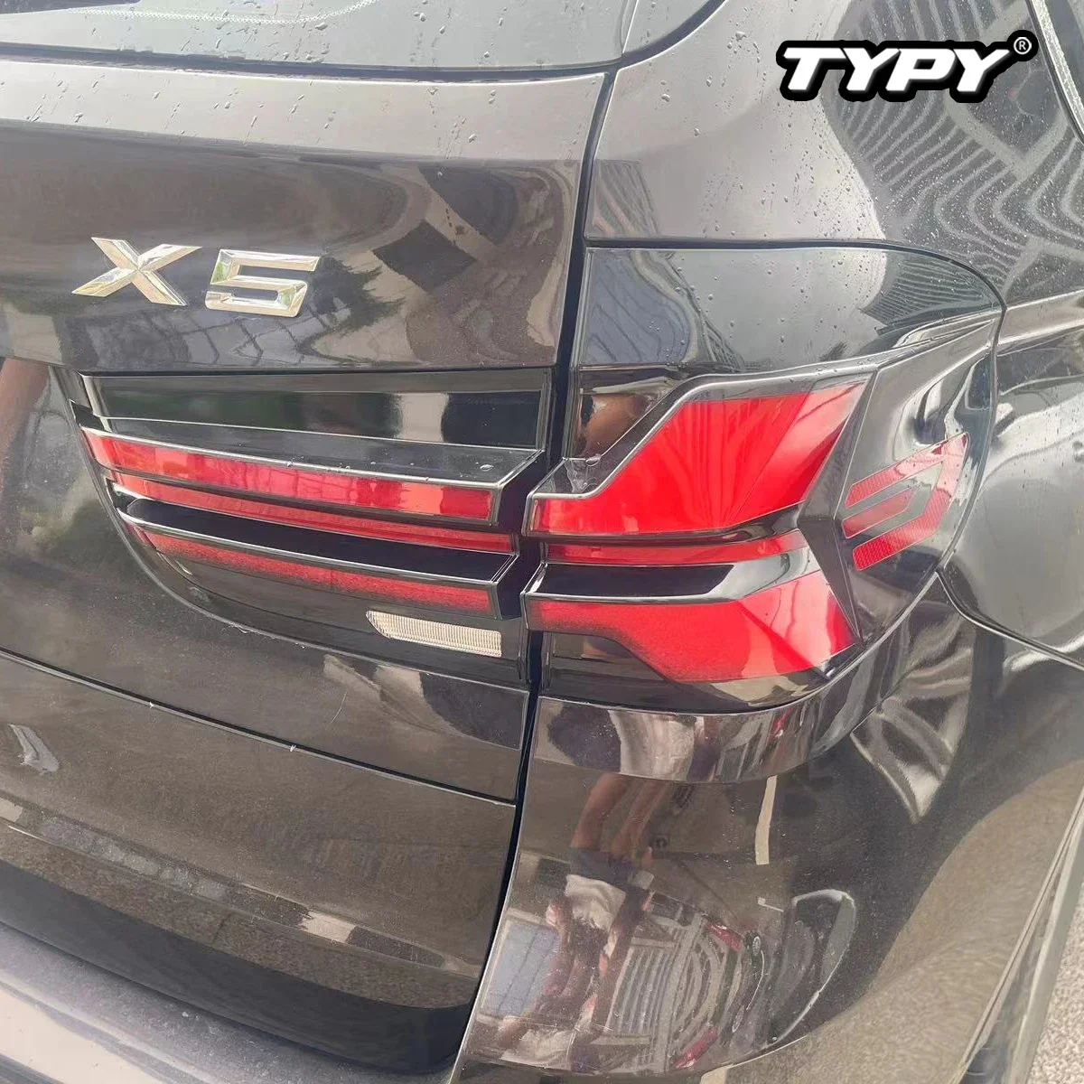 

TYPY Новый светодиодный задний фонарь, обновленный, модифицированный для BMW X5 F15, задние фонари 2014-2018, задний фонарь с динамическим сигналом, автоаксессуары