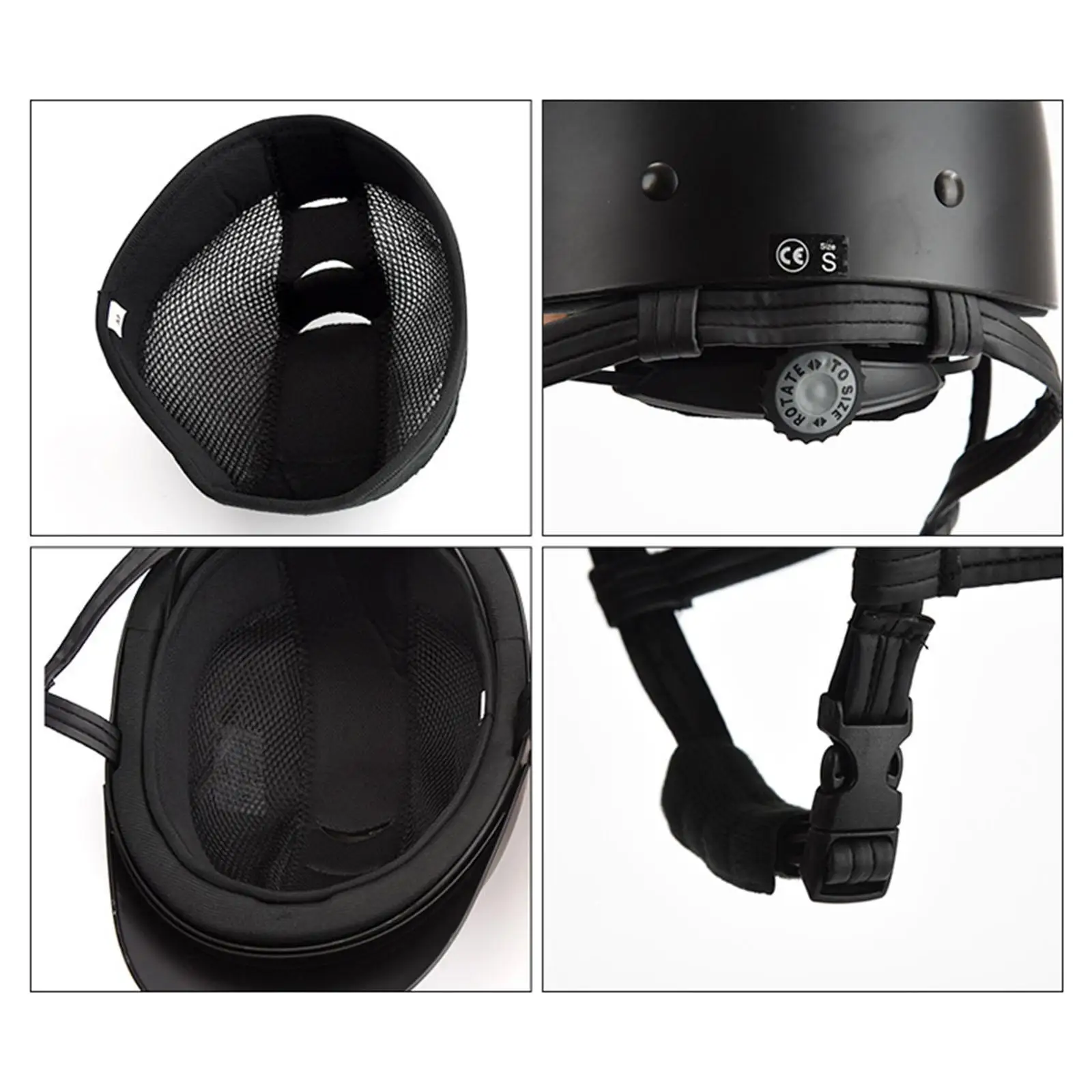 Protective Kids Equestrian Helmet Adjustable Cap Schooling Hat for New to Intermediate Equestrian Riders Head Gear Equipment