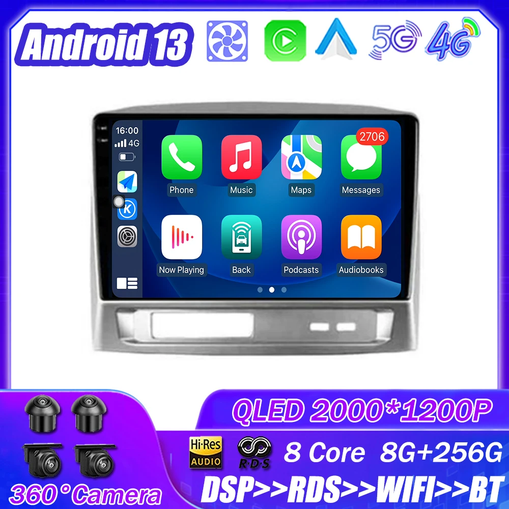 

For Geely MK 1 2006 - 2013 Car Android 13 Radio Multimedia Player Navigation Stereo GPS Auto Head Unit No 2Din 4G DSP 5G