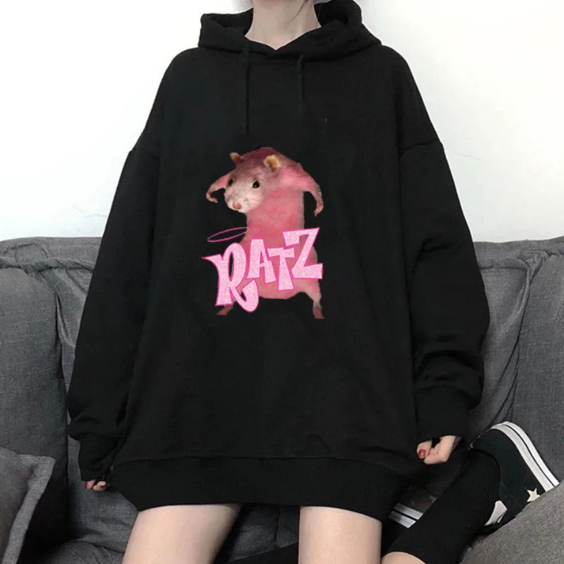 

Fashion Bratz Letter Printed Hooded Sweatshirt Men Women Hoodie Autumn Long Sleeve Streetwear Unisex Comfortable Clothes Tops