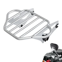 Motorcycle Detachable Two Up Pack Mounting Luggage Rack For Harley Touring Street Glide Road Glide 2009-2024