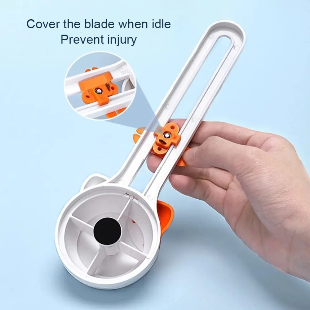 Paper Card Photo Circular Paper Cutter Safe Cute Kitty 360° Rotary Circle Cutter Crafts DIY Round Cutting Tool Cutting Supplies