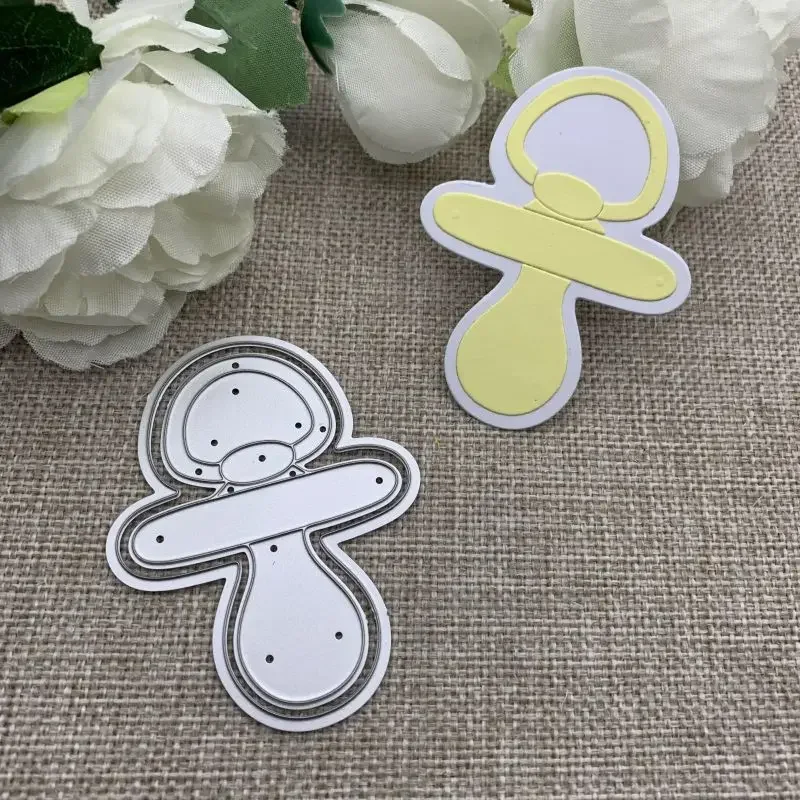 

Металлические вырубные формы для детских пустышек, для скрапбукинга, декоративного тиснения, рукоделия, шаблон для вырезания