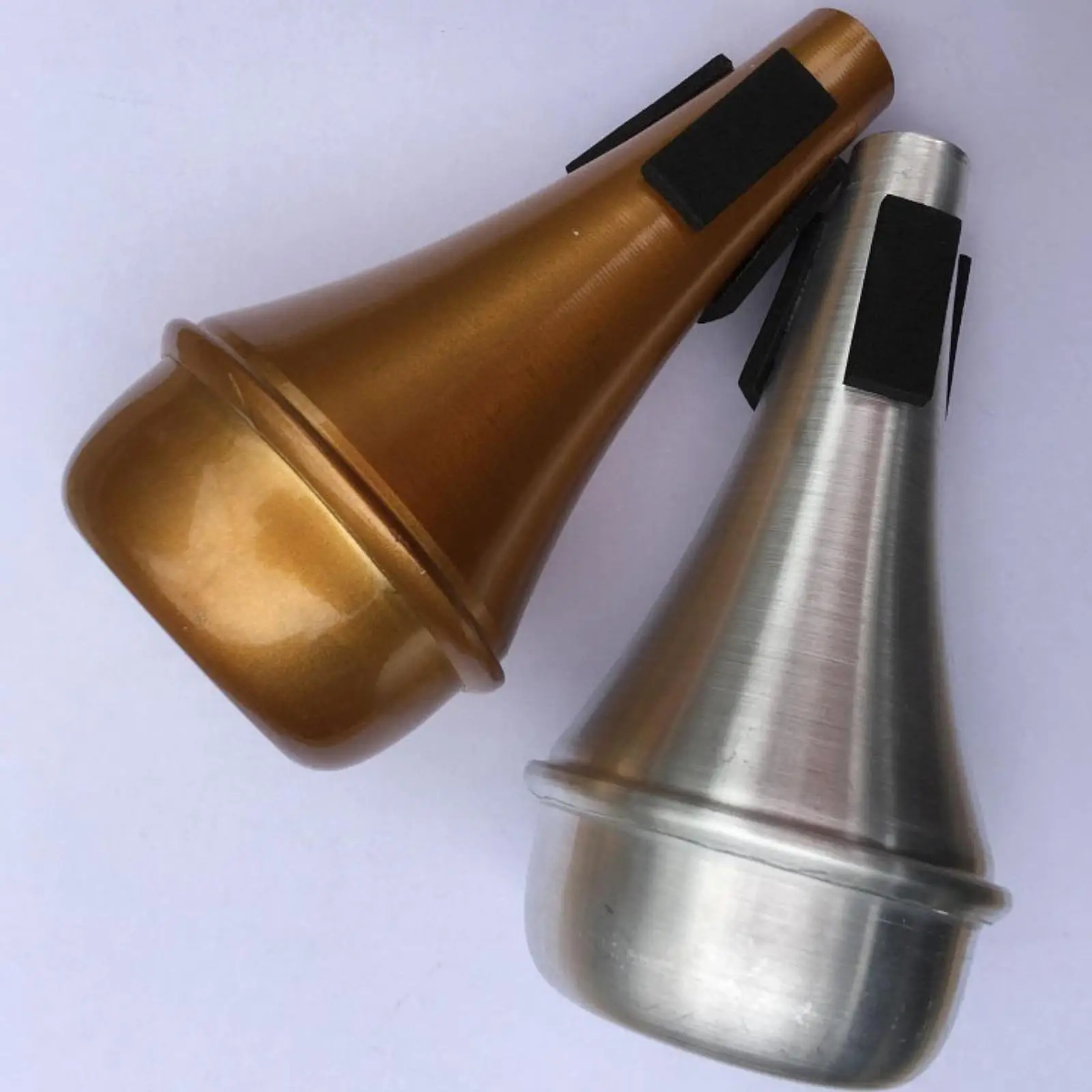 Trumpet Mute Practice Mute with Pads Sound Weaken Easy to Install Universal Aluminum Alloy for Jazz All Kinds of Trumpets