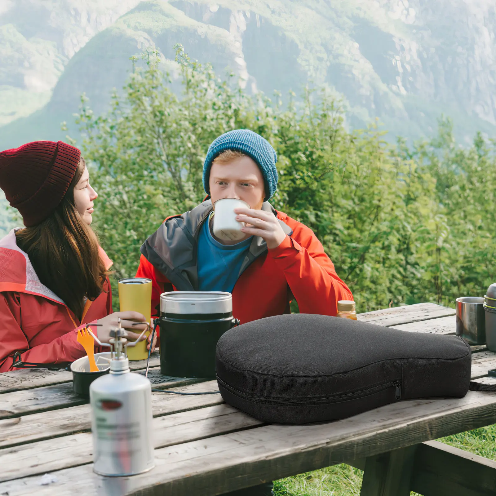 1 قطعة تجهيزات المطابخ التخييم التخزين المنظم مقاوم للماء أكسفورد القماش المحمولة عموم حامل للمشي في الهواء الطلق نزهة السفر والعتاد