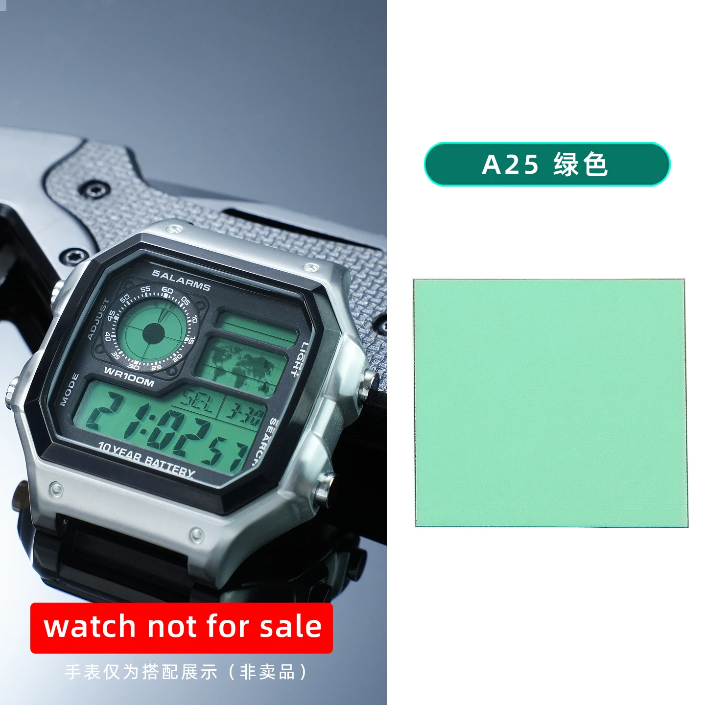 38 verschiedene Farbwechsel-Aufkleber für Display-Bildschirme, DIY HD-Folienaufkleber im Ins-Stil für Casio AE1200 AE1300