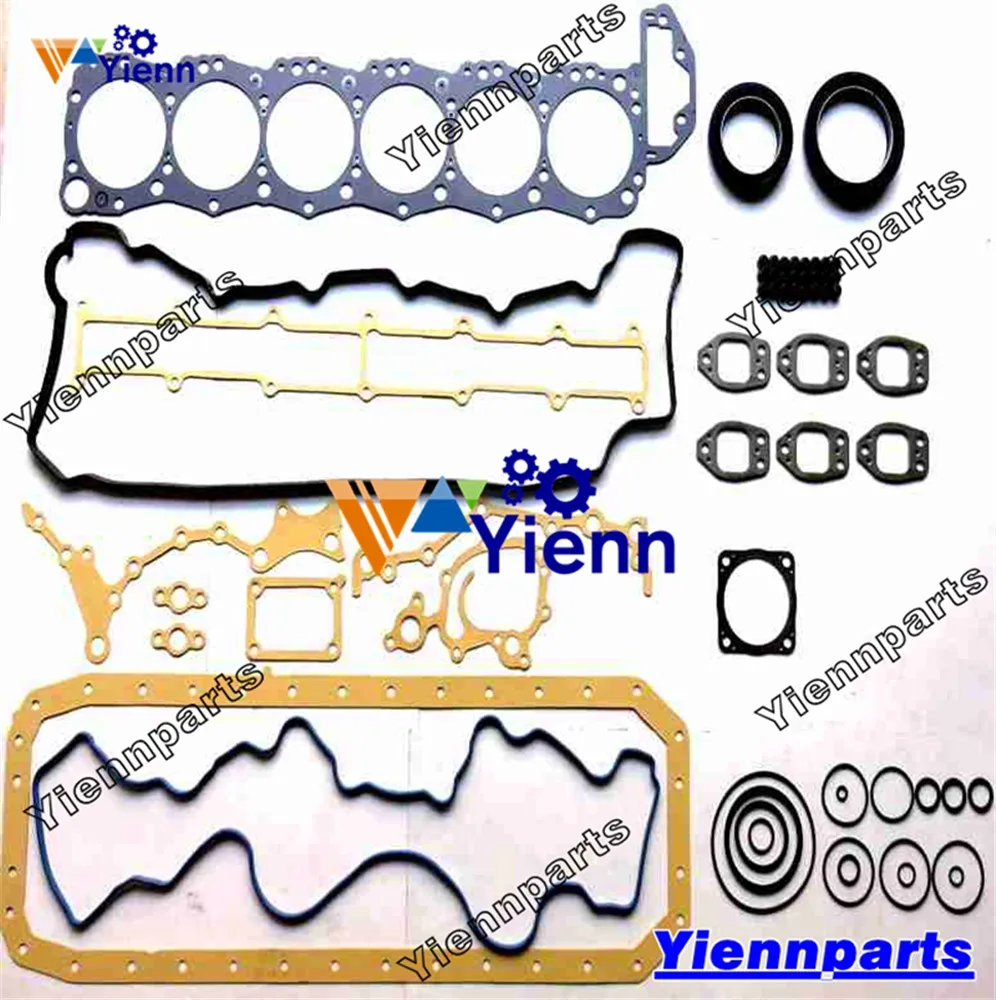 

J08C J08CT full overhaul gasket kit for Hino truck excavator engine parts