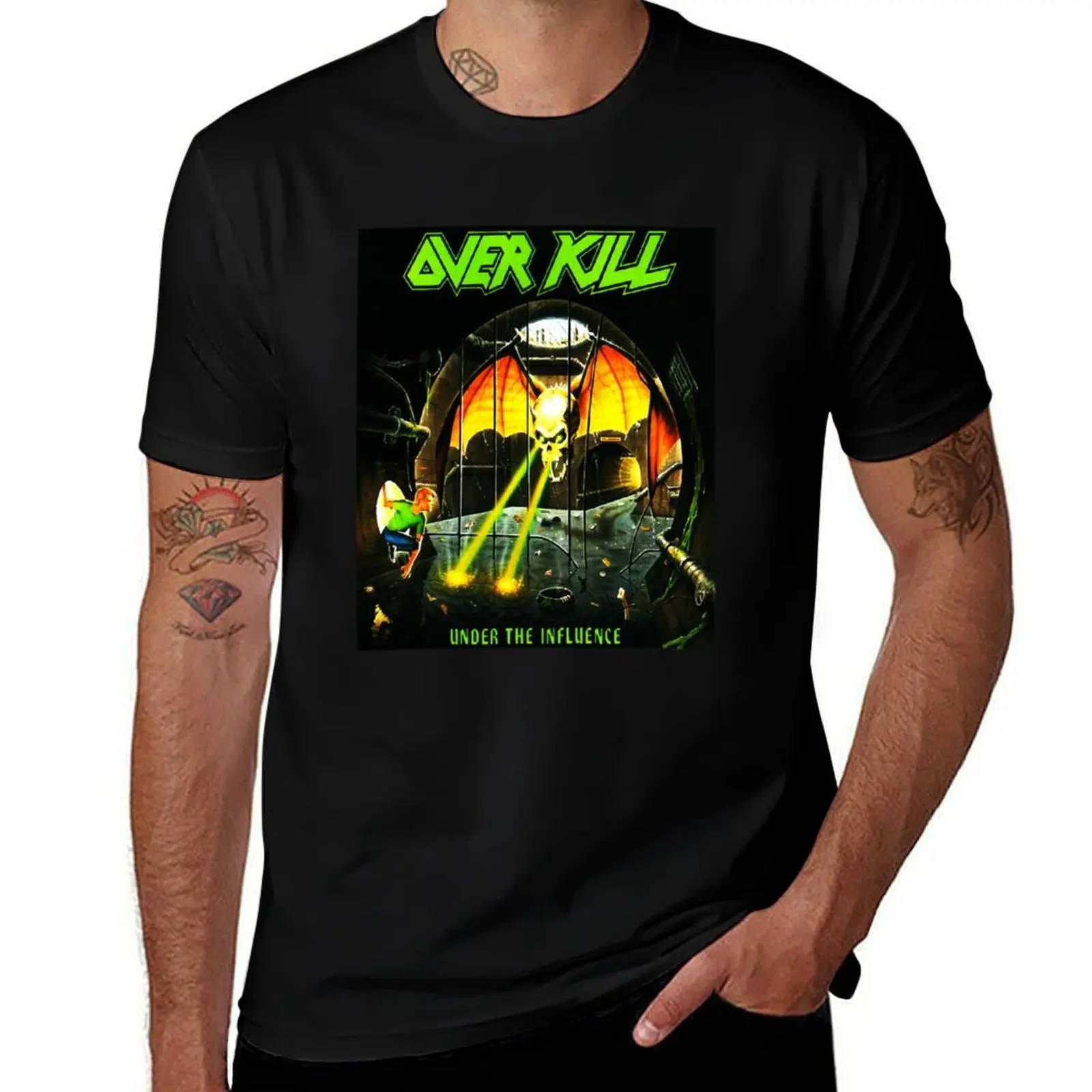 Overkill band metal popular Genres Thrash metal T-Shirt Street Fashion Casual Tee Shirt