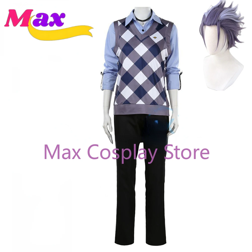 

Max Anime Rosho Tsutsujimori Costume DRB Cosplay Hypnosis Mic WISDOM Uniform Outfit Halloween Party Costume