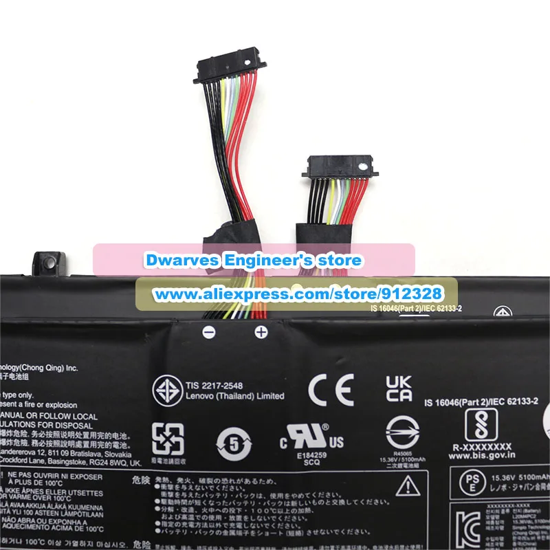 Imagem -06 - Bateria Genuína para Lenovo Legion Pro 15 36v 5210mah 80wh L20l4pc1 L20d4pc1 L20m4pc1 L20c4pc2 L20m4pc2