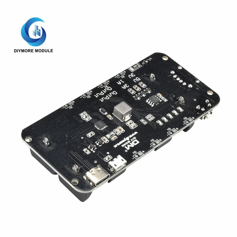 1865O Battery Holder Double Li-ion V8 Battery Shield Micro USB 5V/3A 3V/1A Power Bank Battery Charging Module