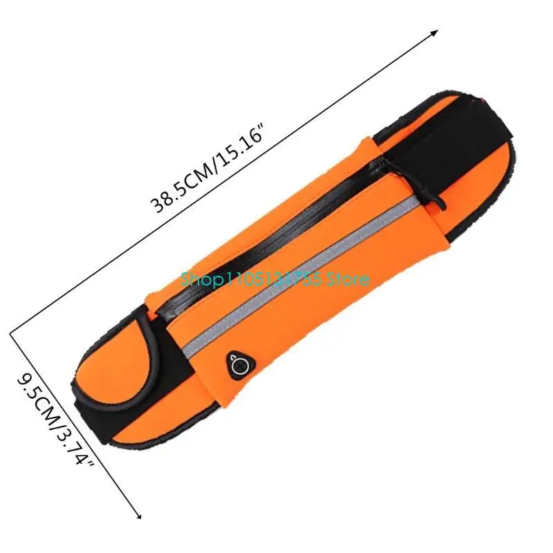 K0EF للجنسين حقيبة الخصر الرياضية حزام الخصر الحقيبة حامل مقاوم للماء حقيبة الخصر الجري