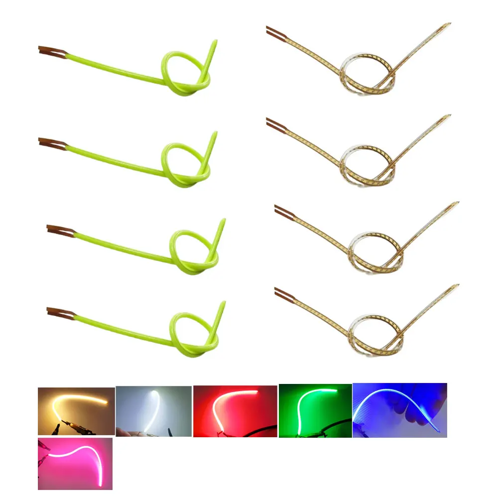 

Led Soft Filament Edison Bulb LED Diodes Flexible Filament DC3V 110mm DIY Christmas wedding Party Decoration Lighting Filament