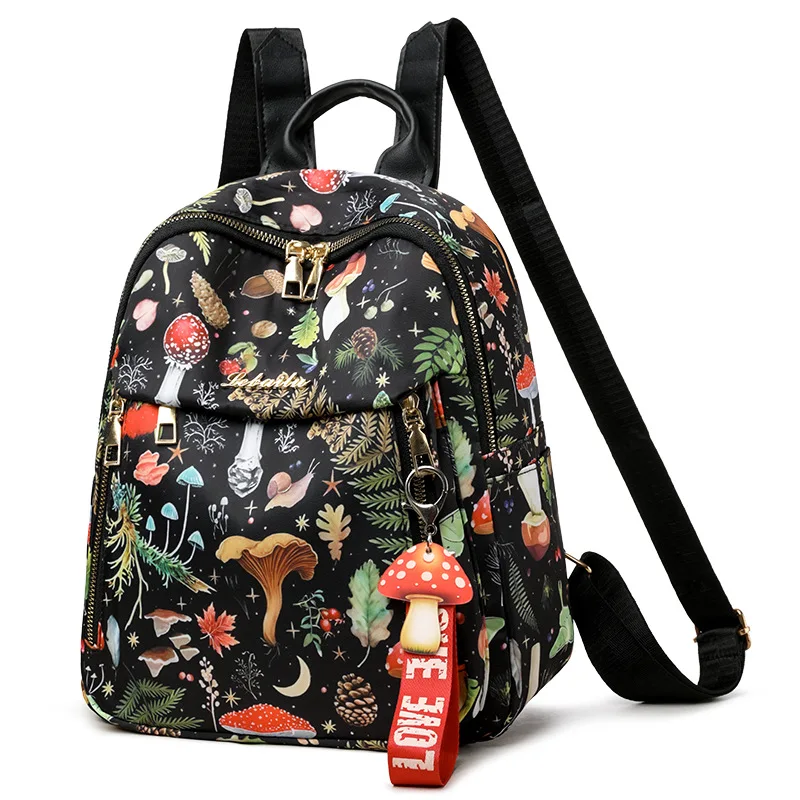 

Women's Trend Backpack Leisure Travel Creative Printed Backpack Large Capacity Lightweight School Bag