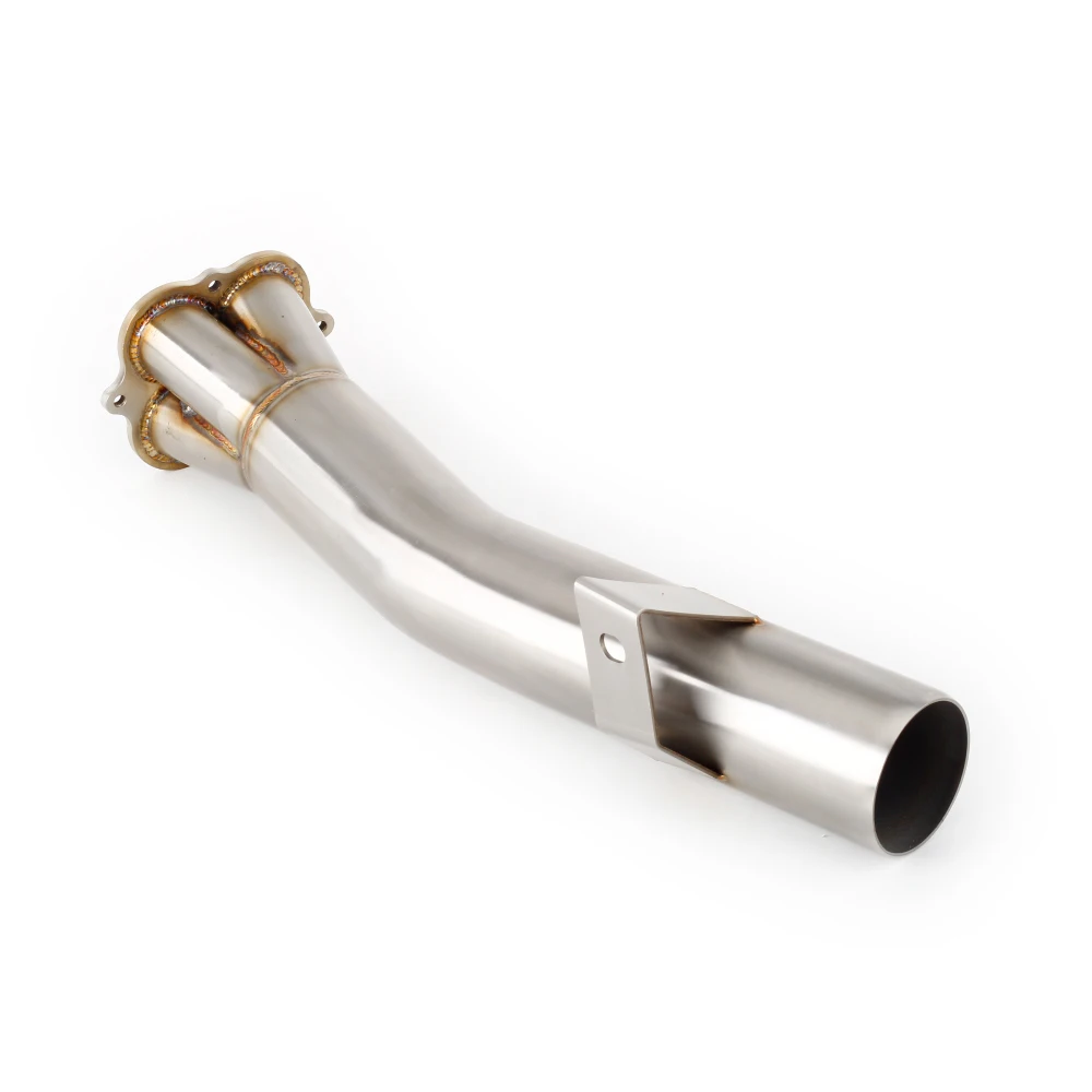 دراجة نارية العادم الخمار وصلة الأنابيب الانزلاق على لياماها R1 2002 2003 YZF R1 YZFR1 YZF-R1